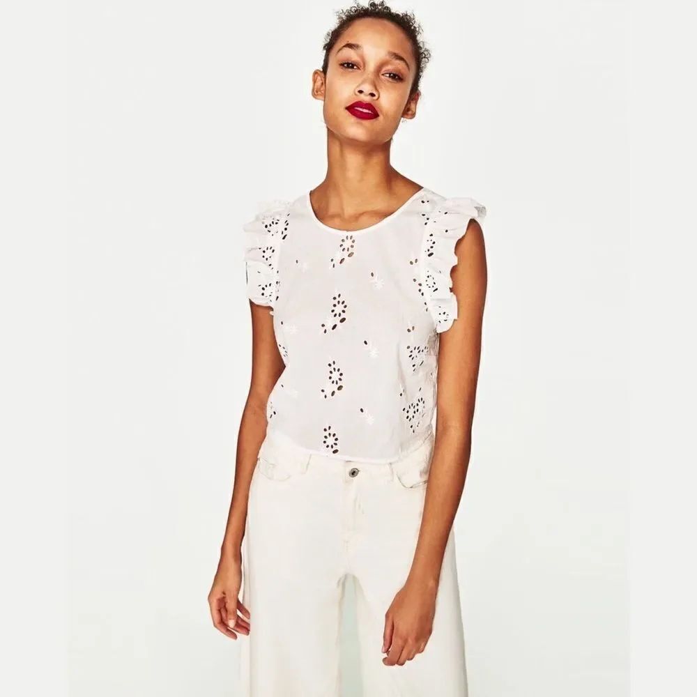 ✨ SHORT RUFFLED TOP✨